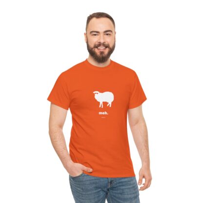 meh. Sheep Unisex Heavy Cotton Tee - Image 67