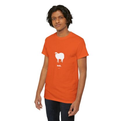 meh. Sheep Unisex Heavy Cotton Tee - Image 73