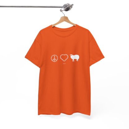 PEACE LOVE SHEEP Unisex Heavy Cotton Tee - Image 61