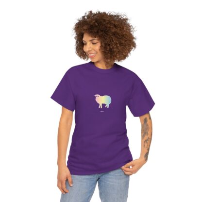 Cotton Candy Sheep Unisex Heavy Cotton Tee - Image 173