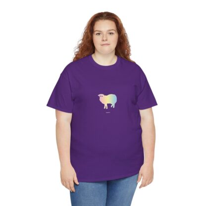 Cotton Candy Sheep Unisex Heavy Cotton Tee - Image 177