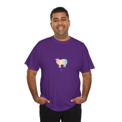 Cotton Candy Sheep Unisex Heavy Cotton Tee - Image 179