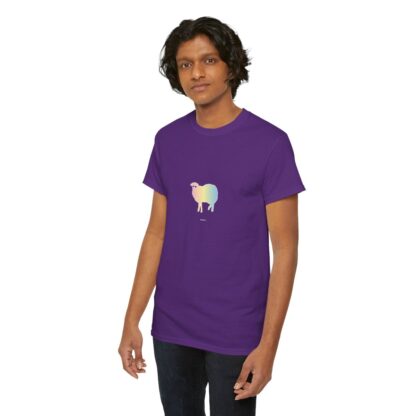 Cotton Candy Sheep Unisex Heavy Cotton Tee - Image 181