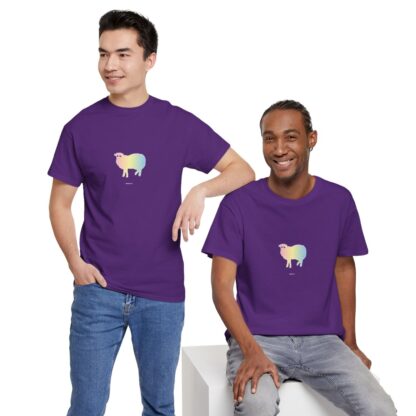 Cotton Candy Sheep Unisex Heavy Cotton Tee - Image 188