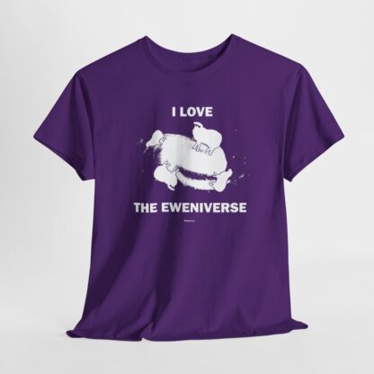 I LOVE THE EWENIVERSE Unisex Heavy Cotton Tee - Image 271