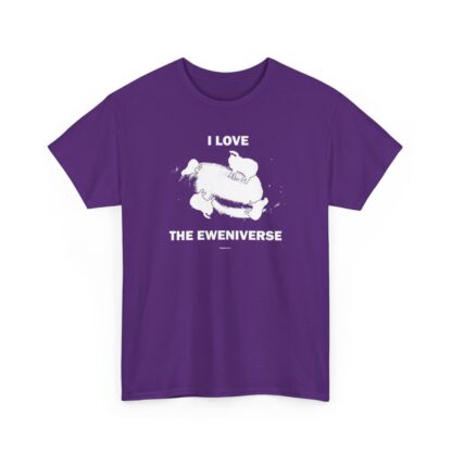 I LOVE THE EWENIVERSE Unisex Heavy Cotton Tee - Image 274