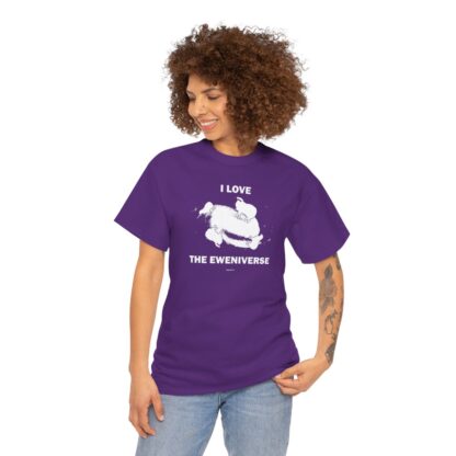 I LOVE THE EWENIVERSE Unisex Heavy Cotton Tee - Image 281