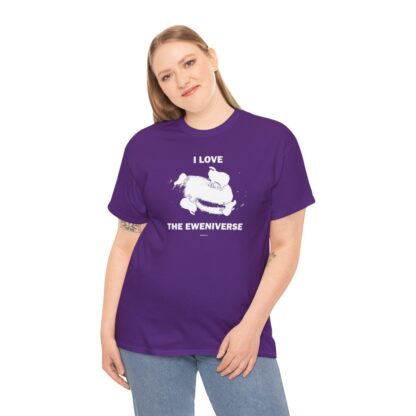 I LOVE THE EWENIVERSE Unisex Heavy Cotton Tee - Image 282