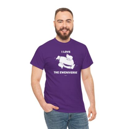 I LOVE THE EWENIVERSE Unisex Heavy Cotton Tee - Image 283