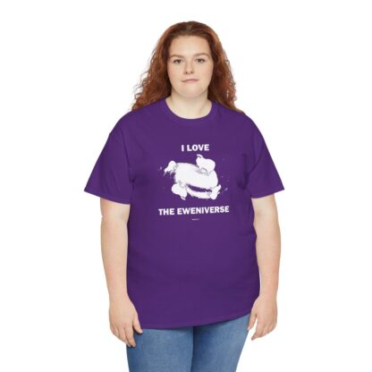 I LOVE THE EWENIVERSE Unisex Heavy Cotton Tee - Image 285