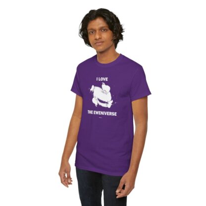 I LOVE THE EWENIVERSE Unisex Heavy Cotton Tee - Image 289