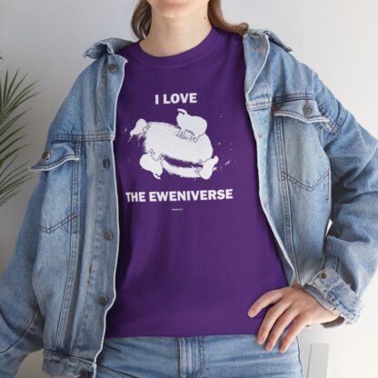 I LOVE THE EWENIVERSE Unisex Heavy Cotton Tee - Image 293