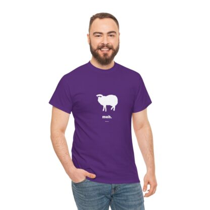 meh. Sheep Unisex Heavy Cotton Tee - Image 283