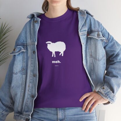 meh. Sheep Unisex Heavy Cotton Tee - Image 293