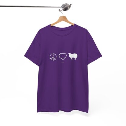 PEACE LOVE SHEEP Unisex Heavy Cotton Tee - Image 304