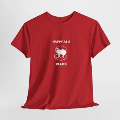 HAPPY AS A CLAMB Unisex Heavy Cotton Tee - Image 298