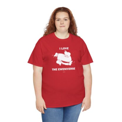 I LOVE THE EWENIVERSE Unisex Heavy Cotton Tee - Image 312