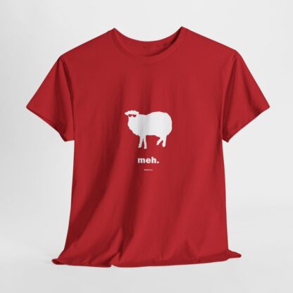 meh. Sheep Unisex Heavy Cotton Tee - Image 298