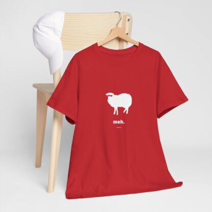 meh. Sheep Unisex Heavy Cotton Tee - Image 305