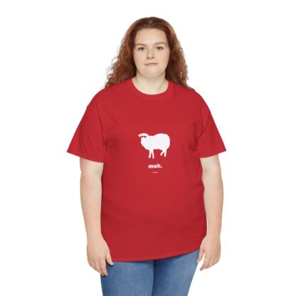 meh. Sheep Unisex Heavy Cotton Tee - Image 312