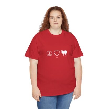 PEACE LOVE SHEEP Unisex Heavy Cotton Tee - Image 15