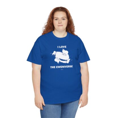 I LOVE THE EWENIVERSE Unisex Heavy Cotton Tee - Image 15