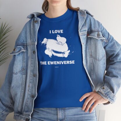 I LOVE THE EWENIVERSE Unisex Heavy Cotton Tee - Image 23