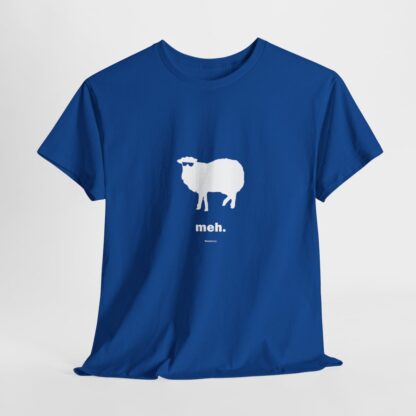 meh. Sheep Unisex Heavy Cotton Tee - Image 217