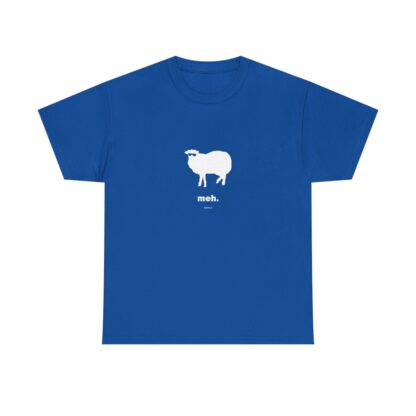 meh. Sheep Unisex Heavy Cotton Tee - Image 218