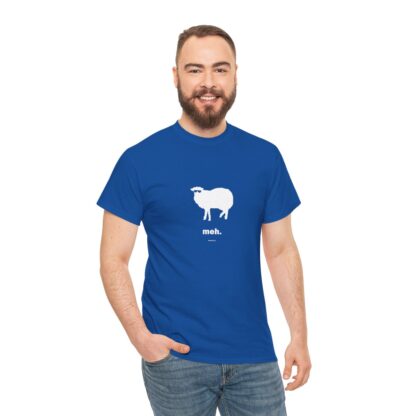 meh. Sheep Unisex Heavy Cotton Tee - Image 229