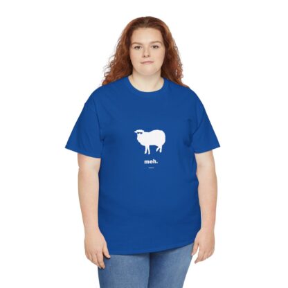 meh. Sheep Unisex Heavy Cotton Tee - Image 231