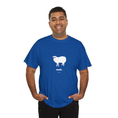 meh. Sheep Unisex Heavy Cotton Tee - Image 233