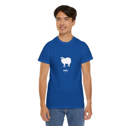 meh. Sheep Unisex Heavy Cotton Tee - Image 237