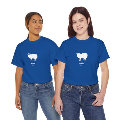 meh. Sheep Unisex Heavy Cotton Tee - Image 241