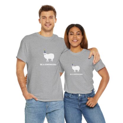 BE A EWENICORN Unisex Heavy Cotton Tee - Image 78