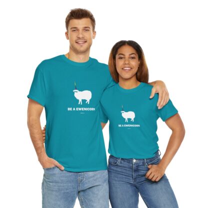 BE A EWENICORN Unisex Heavy Cotton Tee - Image 24