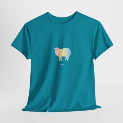 Cotton Candy Sheep Unisex Heavy Cotton Tee - Image 82