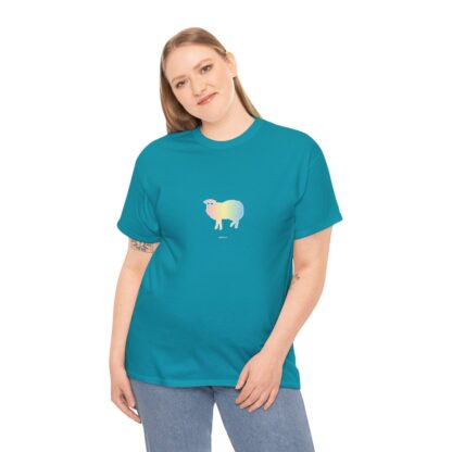 Cotton Candy Sheep Unisex Heavy Cotton Tee - Image 93