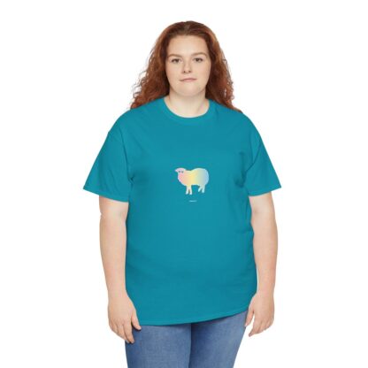 Cotton Candy Sheep Unisex Heavy Cotton Tee - Image 96