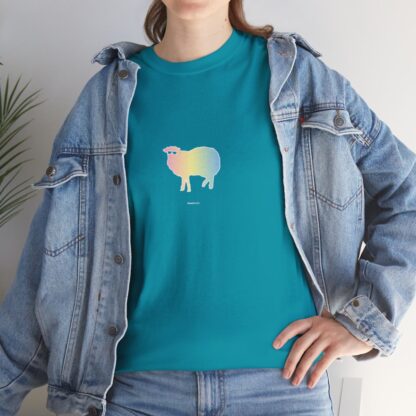 Cotton Candy Sheep Unisex Heavy Cotton Tee - Image 104