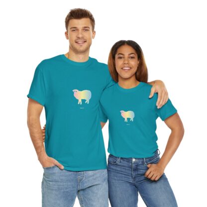 Cotton Candy Sheep Unisex Heavy Cotton Tee - Image 105