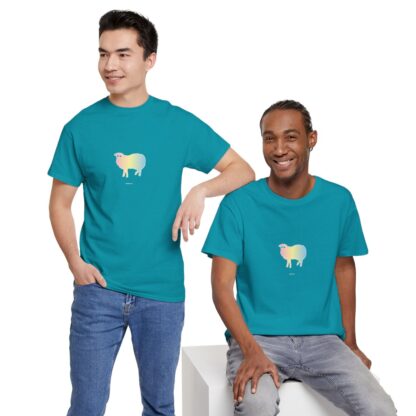 Cotton Candy Sheep Unisex Heavy Cotton Tee - Image 107