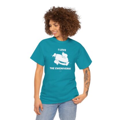 I LOVE THE EWENIVERSE Unisex Heavy Cotton Tee - Image 200