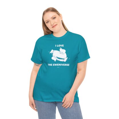 I LOVE THE EWENIVERSE Unisex Heavy Cotton Tee - Image 201