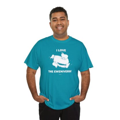 I LOVE THE EWENIVERSE Unisex Heavy Cotton Tee - Image 206