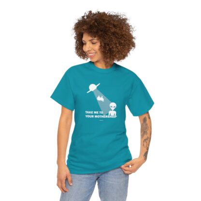 TAKE ME TO YOUR MOTHERSHEEP Unisex Heavy Cotton Tee - Image 200