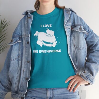 I LOVE THE EWENIVERSE Unisex Heavy Cotton Tee - Image 212