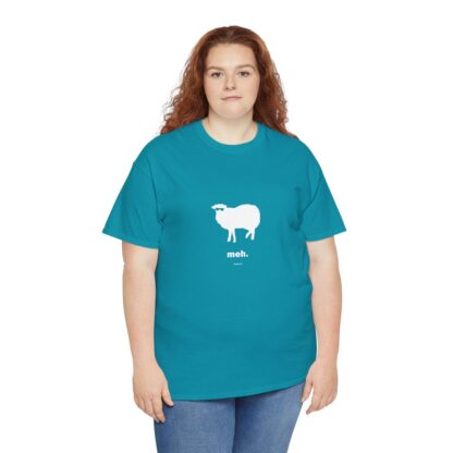 meh. Sheep Unisex Heavy Cotton Tee - Image 204