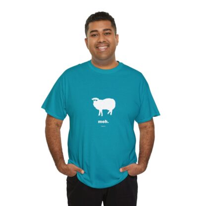 meh. Sheep Unisex Heavy Cotton Tee - Image 206