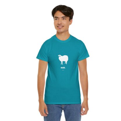 meh. Sheep Unisex Heavy Cotton Tee - Image 210